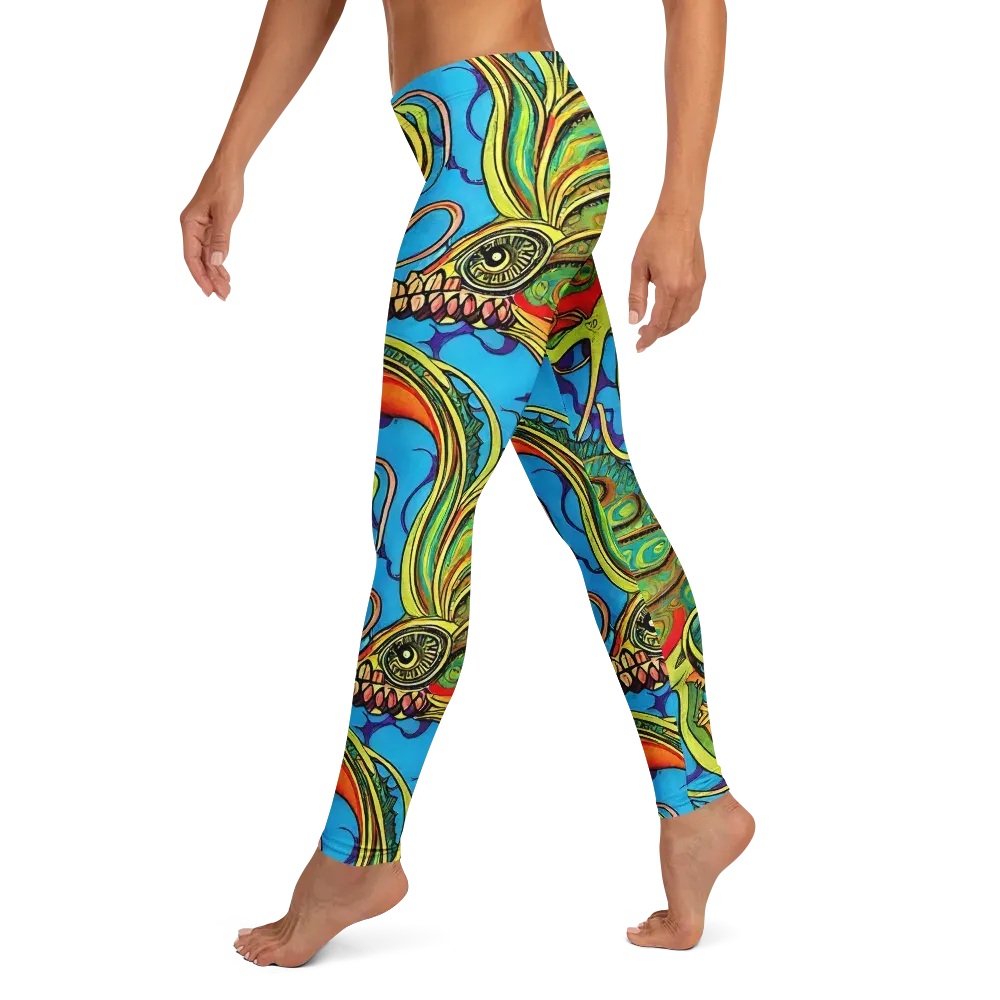 Psychedelic, Ettore Tito on Leggings — Left