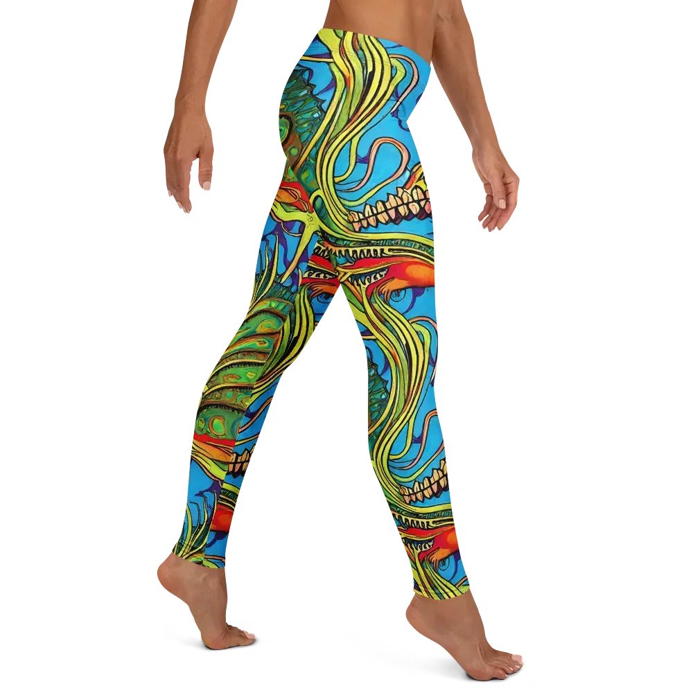 Psychedelic, Ettore Tito on Leggings — Right