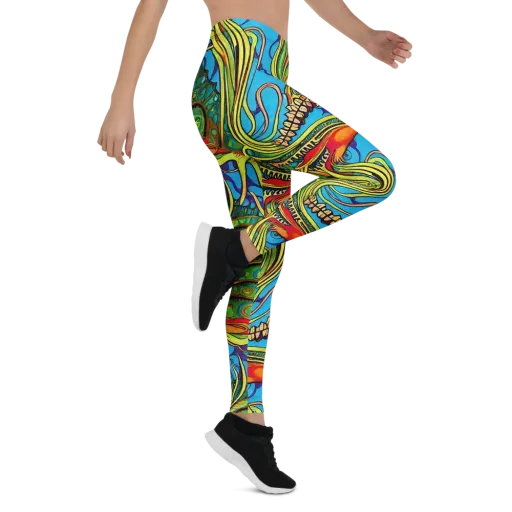 Psychedelic, Ettore Tito on a Leggings