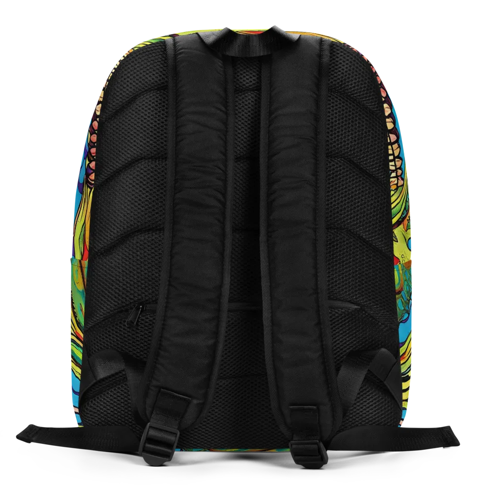 Psychedelic, Ettore Tito on Minimalist Backpack — Back