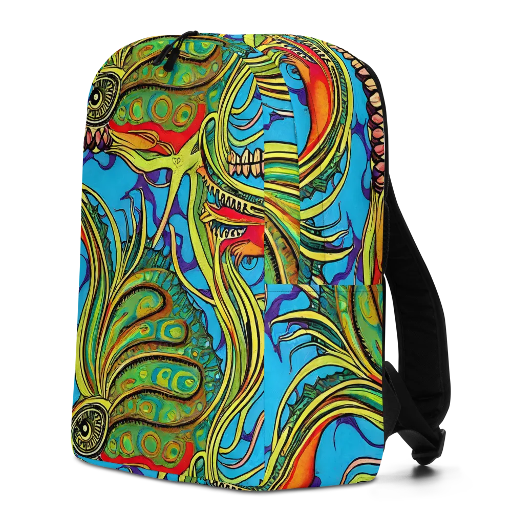 Psychedelic, Ettore Tito on Minimalist Backpack — Left