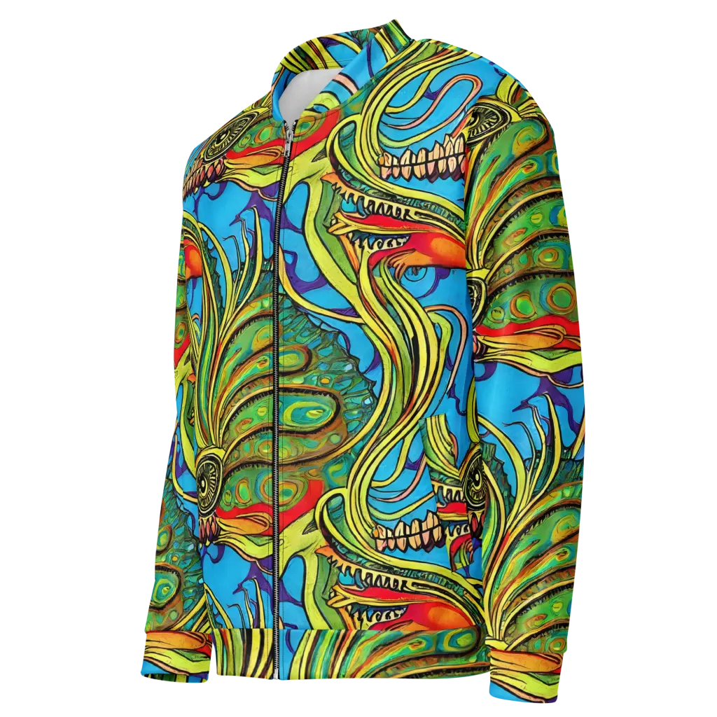 Psychedelic, Ettore Tito on Bomber Jacket — Left Front