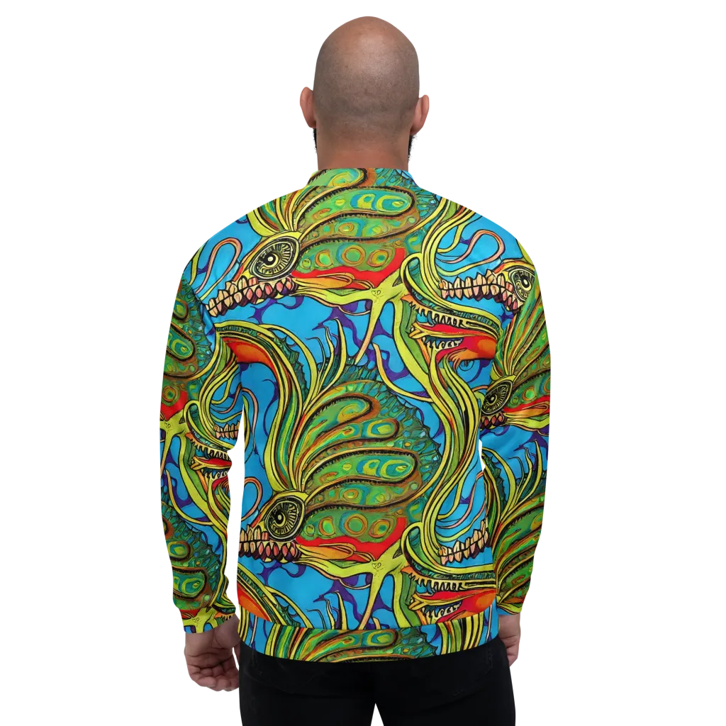 Psychedelic, Ettore Tito on Bomber Jacket — Back