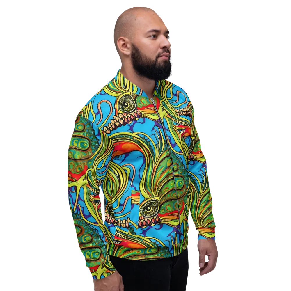 Psychedelic, Ettore Tito on Bomber Jacket — Right