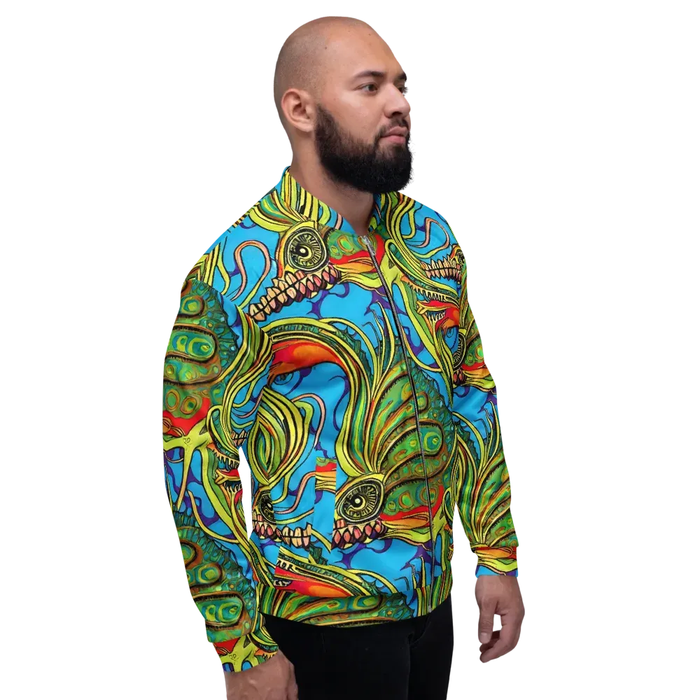 Psychedelic, Ettore Tito on Bomber Jacket — Right