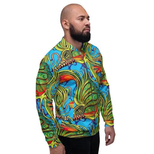 Psychedelic, Ettore Tito on a Bomber Jacket