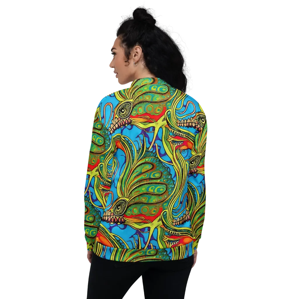 Psychedelic, Ettore Tito on Bomber Jacket — Back