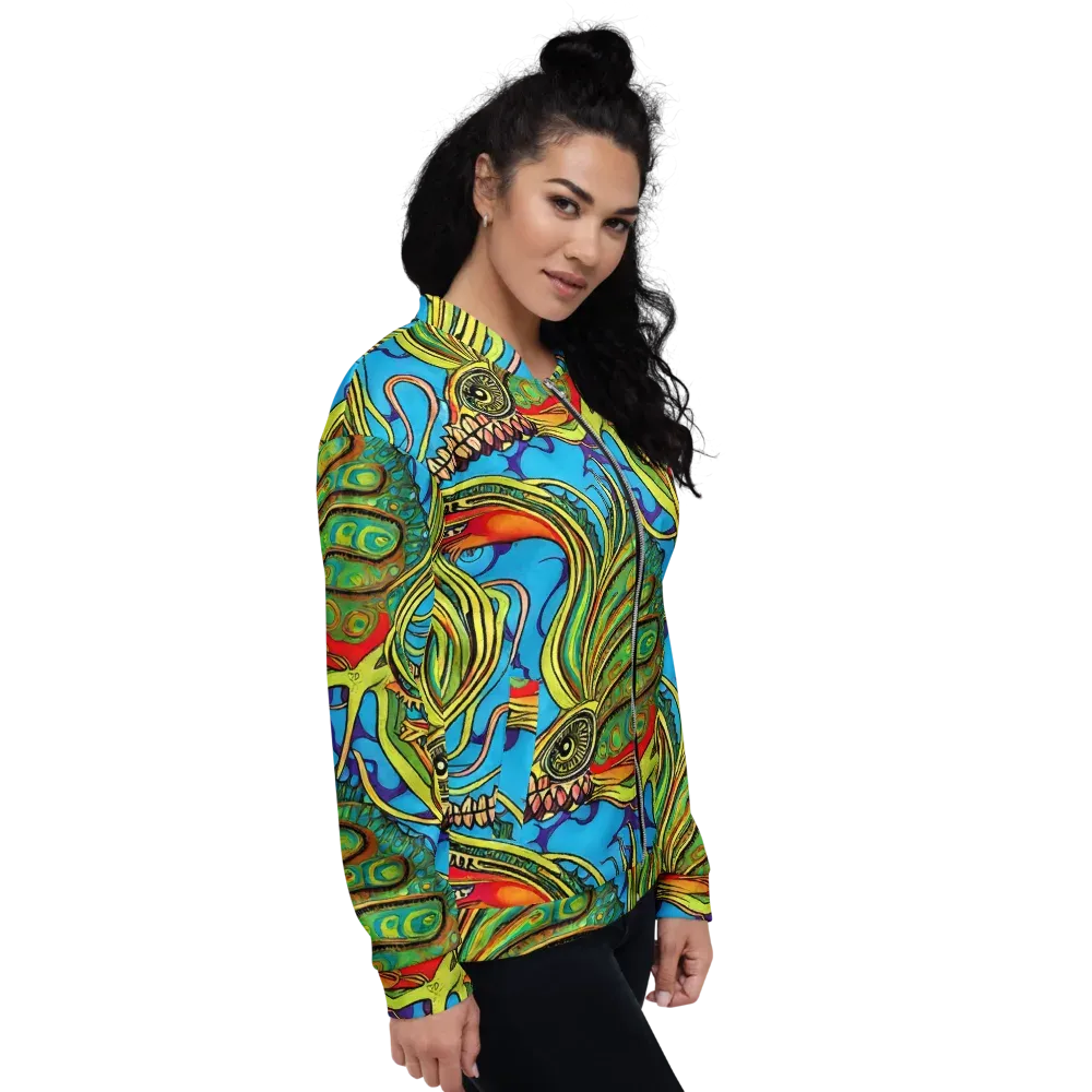 Psychedelic, Ettore Tito on Bomber Jacket — Right