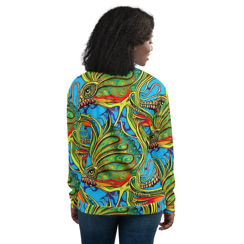 Psychedelic, Ettore Tito on Bomber Jacket — Back