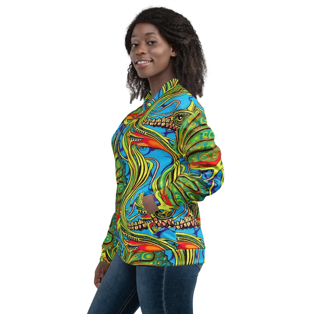 Psychedelic, Ettore Tito on Bomber Jacket — Left