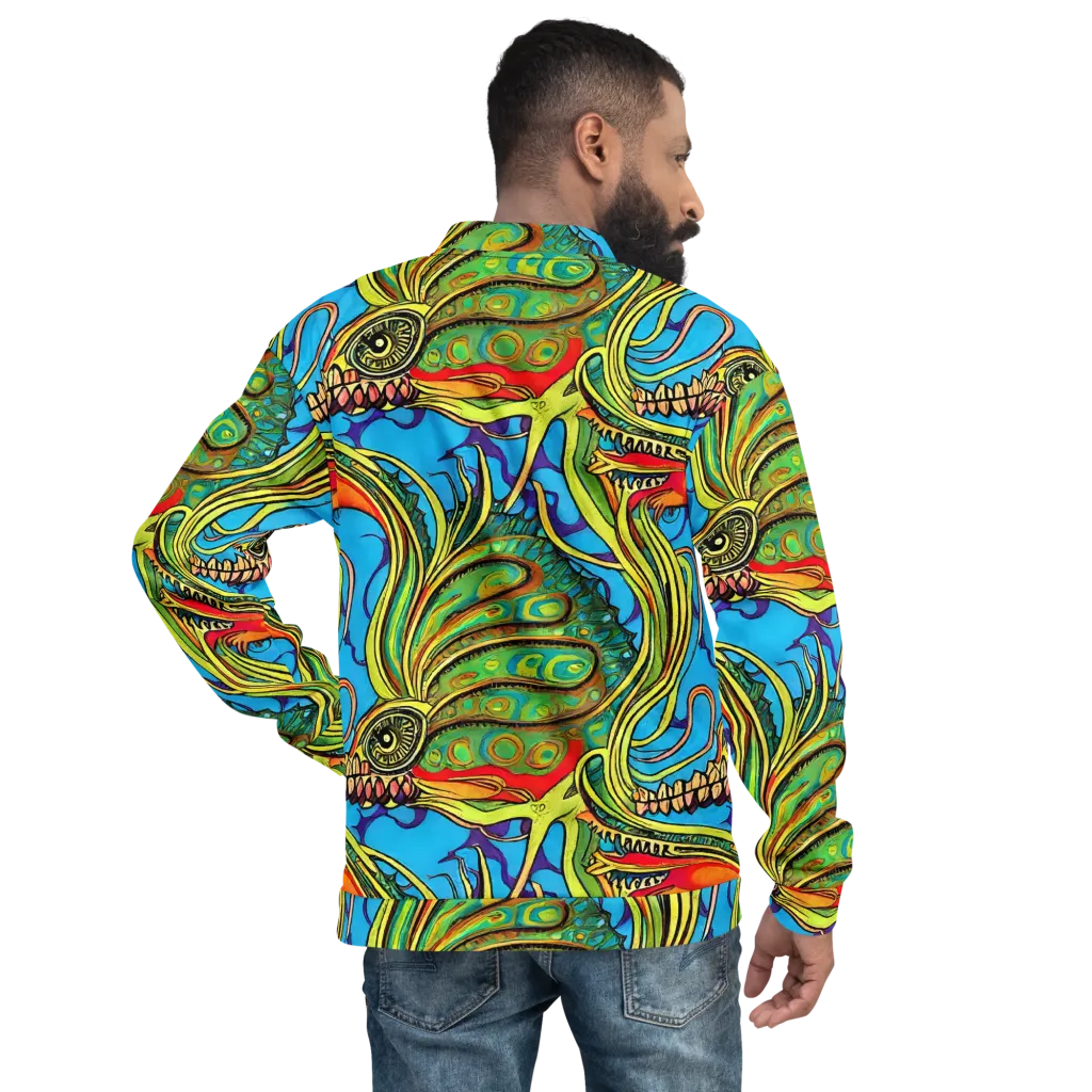 Psychedelic, Ettore Tito on Bomber Jacket — Back