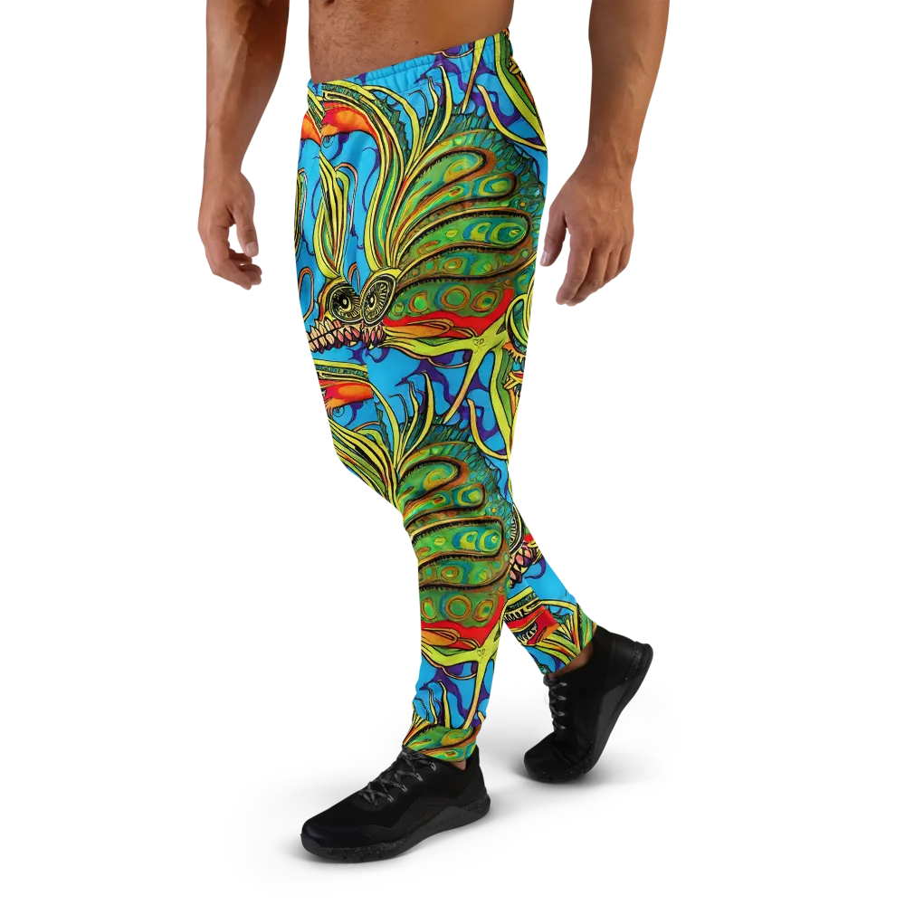 Psychedelic, Ettore Tito on Men's Joggers — Left