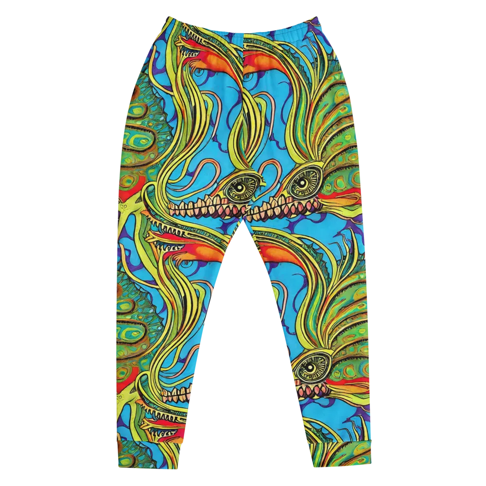 Psychedelic, Ettore Tito on Men's Joggers — Front