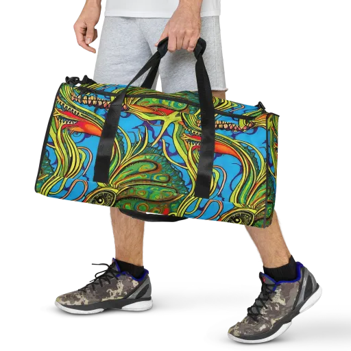 Psychedelic, Ettore Tito on a Duffle Bag