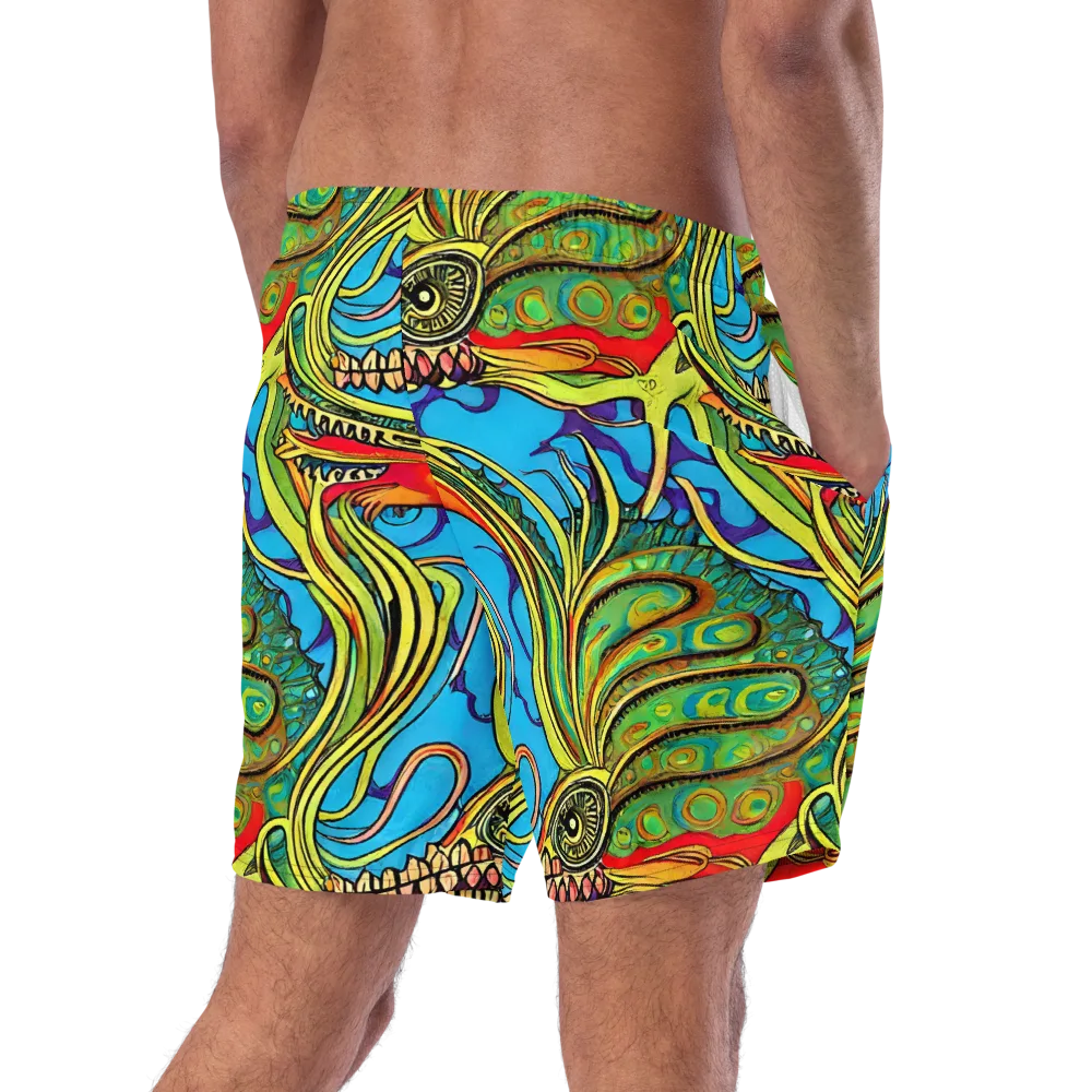 Psychedelic, Ettore Tito on Swim Trunks — Right Back