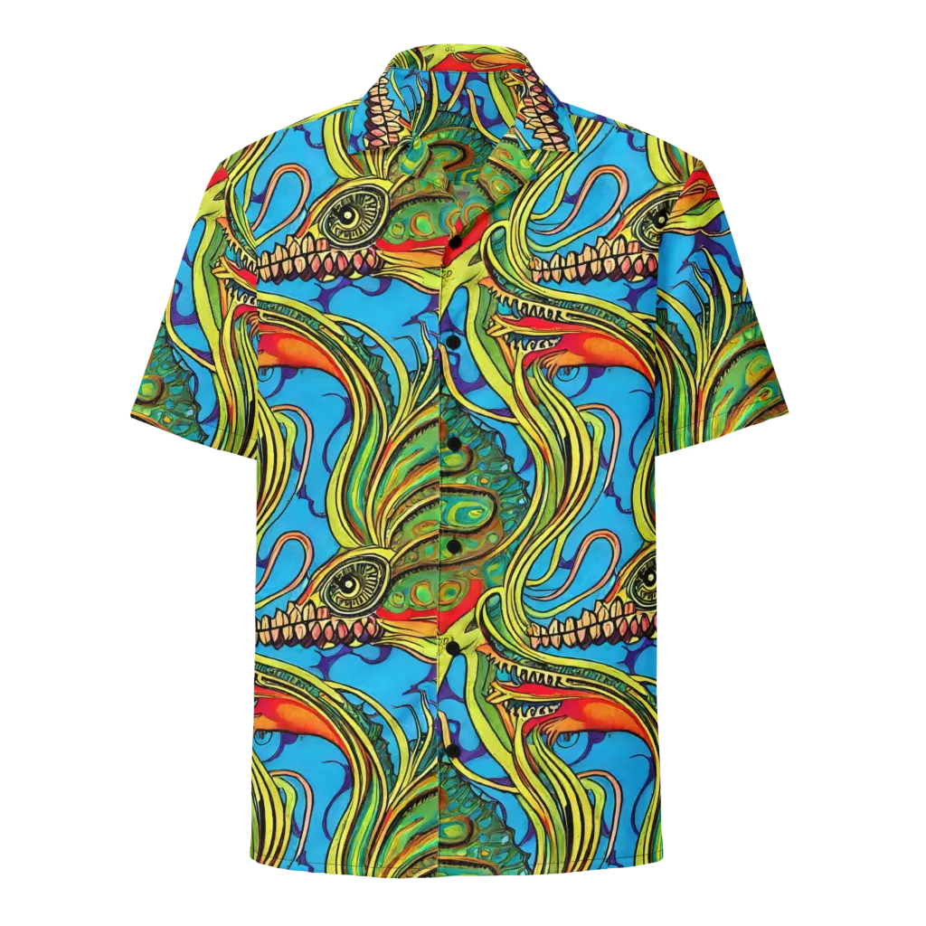 Psychedelic, Ettore Tito on Button Shirt — Front