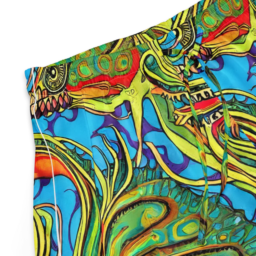 Psychedelic, Ettore Tito on Women's Pajama Shorts — Product details