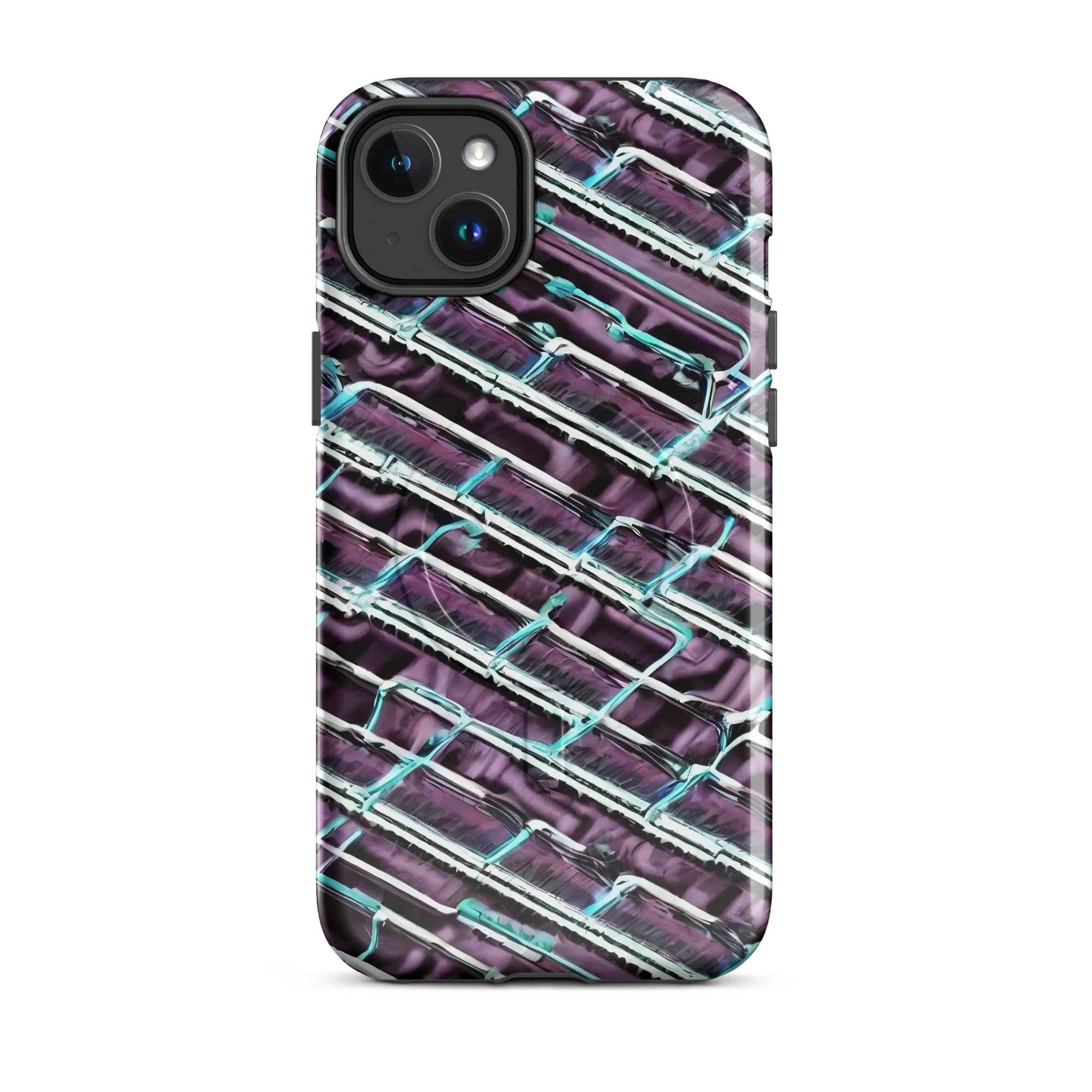 Trendy, Fashionable, Optical Illusion on MagSafe Tough Case for iPhone® — Front