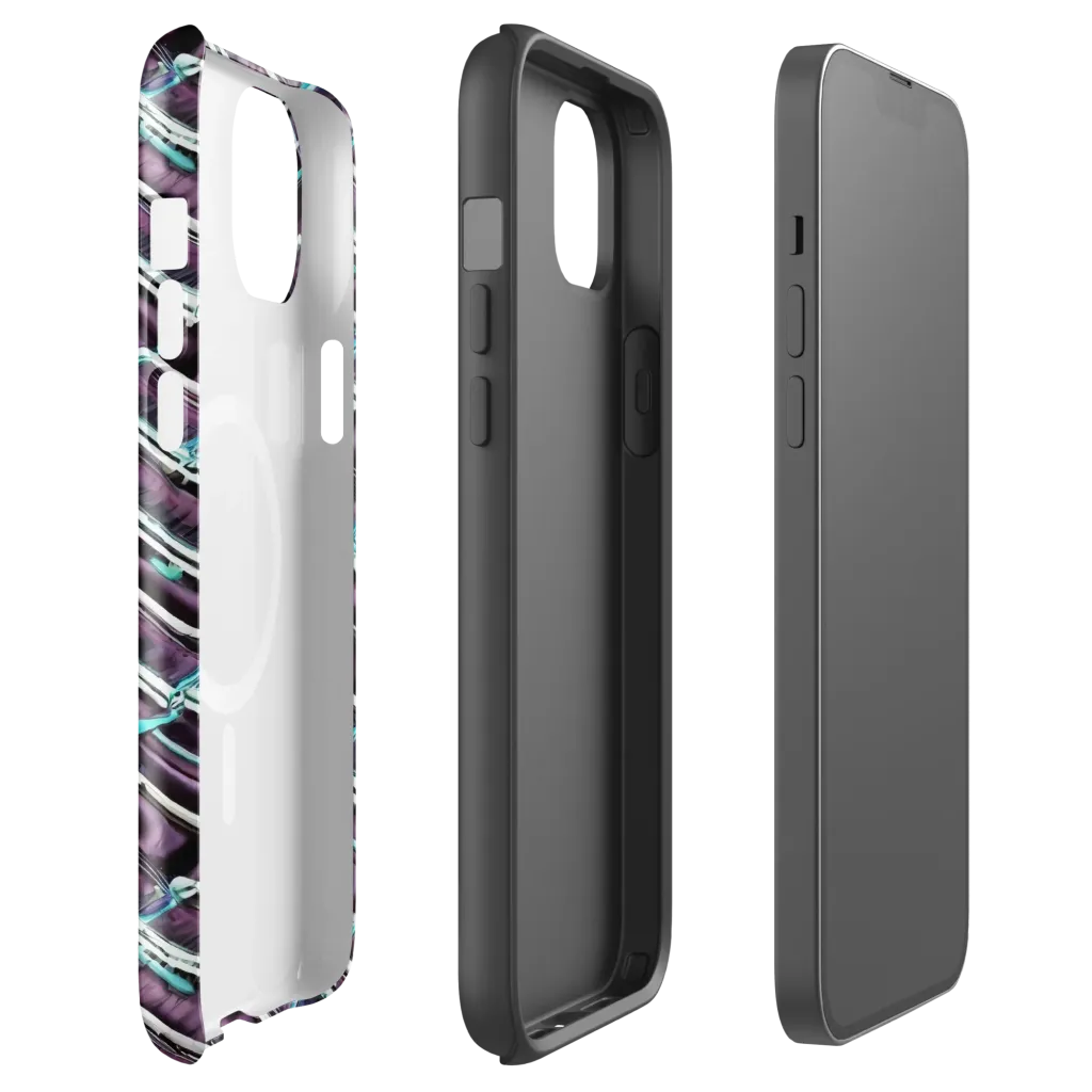 Trendy, Fashionable, Optical Illusion on MagSafe Tough Case for iPhone® — Front