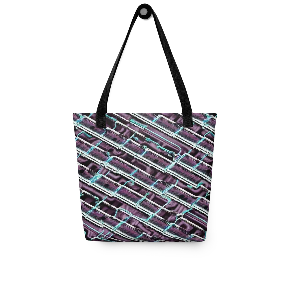 Trendy, Fashionable, Optical Illusion on Tote Bag — Front