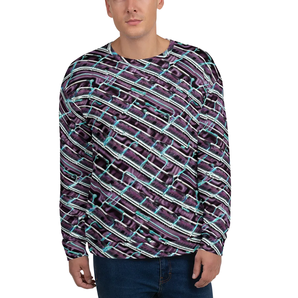 Trendy, Fashionable, Optical Illusion on Sweatshirt — Front