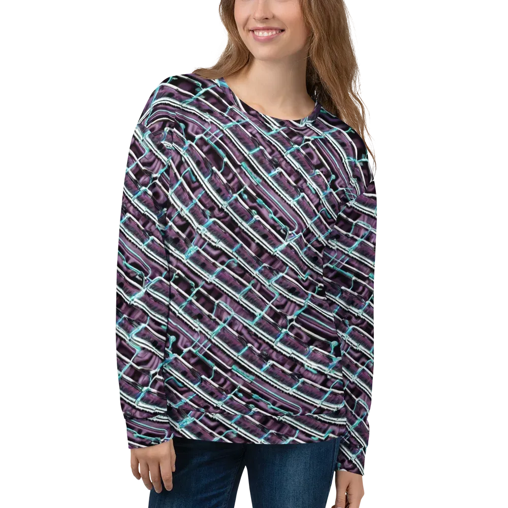 Trendy, Fashionable, Optical Illusion on Sweatshirt — Front