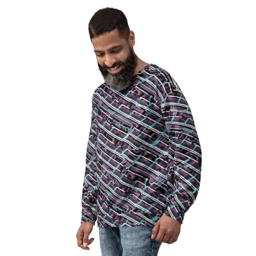 Trendy, Fashionable, Optical Illusion on a Sweatshirt