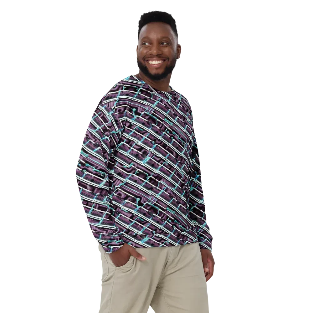 Trendy, Fashionable, Optical Illusion on Sweatshirt — Front