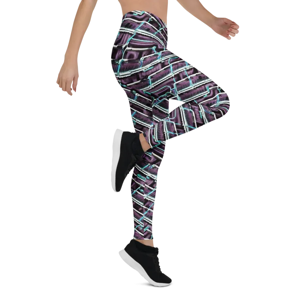 Trendy, Fashionable, Optical Illusion on Leggings — Right