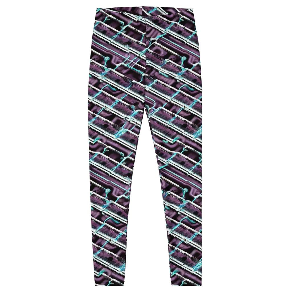 Trendy, Fashionable, Optical Illusion on Leggings — Front