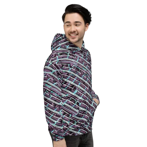 Trendy, Fashionable, Optical Illusion on a Hoodie