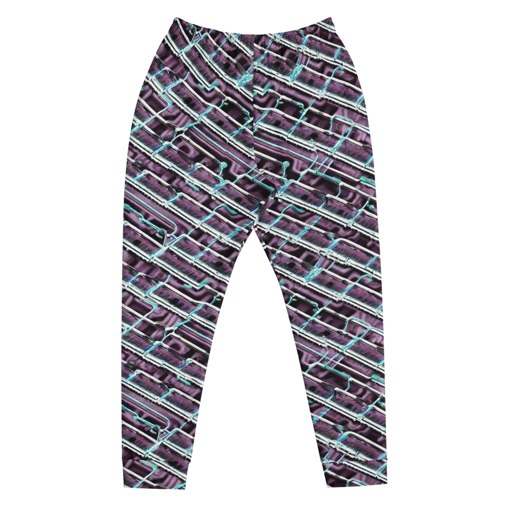 Trendy, Fashionable, Optical Illusion on Men's Joggers — Front
