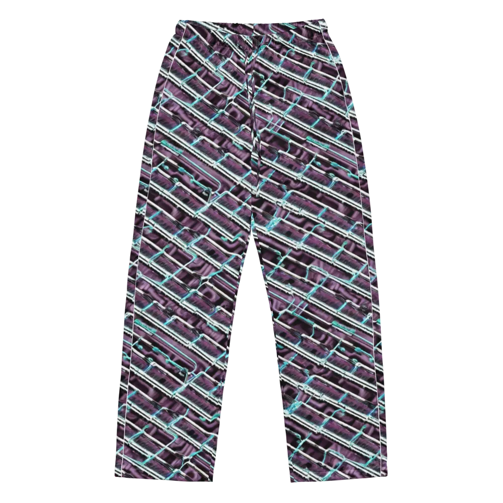 Trendy, Fashionable, Optical Illusion on Women's Pajama Pants — Front