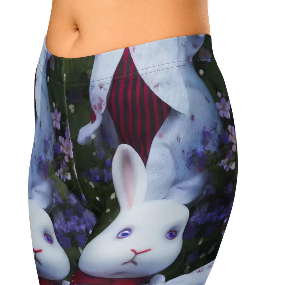Hip, Sharp Focus, Beautiful on Capri Leggings — Zoomed-in