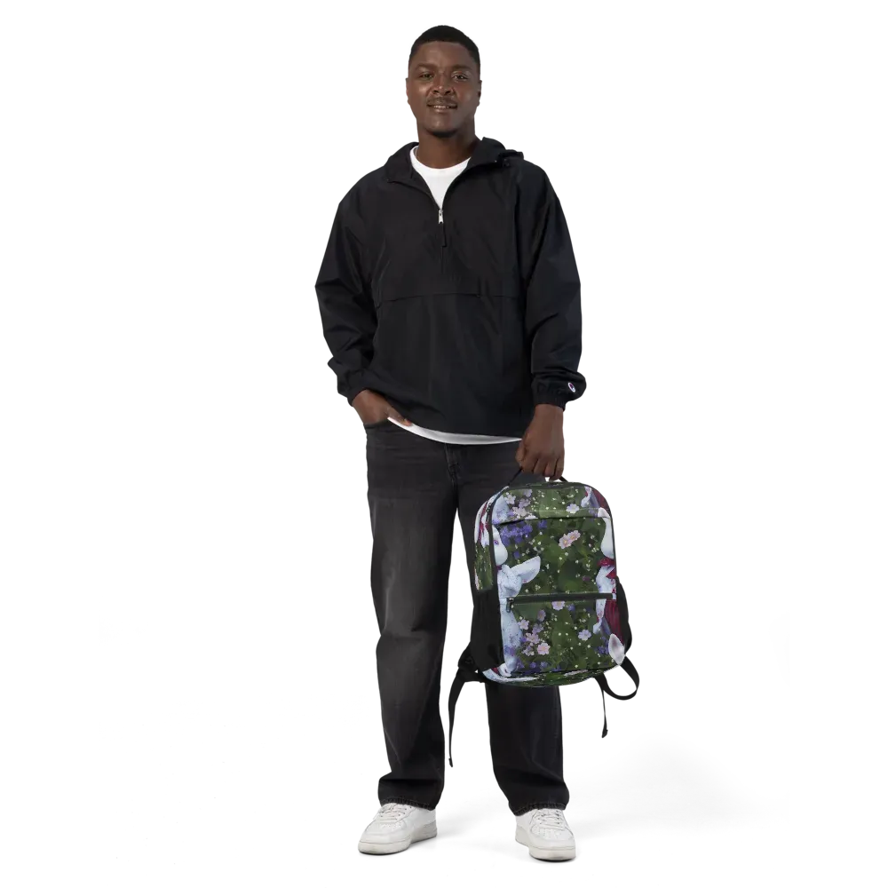 Hip, Sharp Focus, Beautiful on Utility Backpack — Front