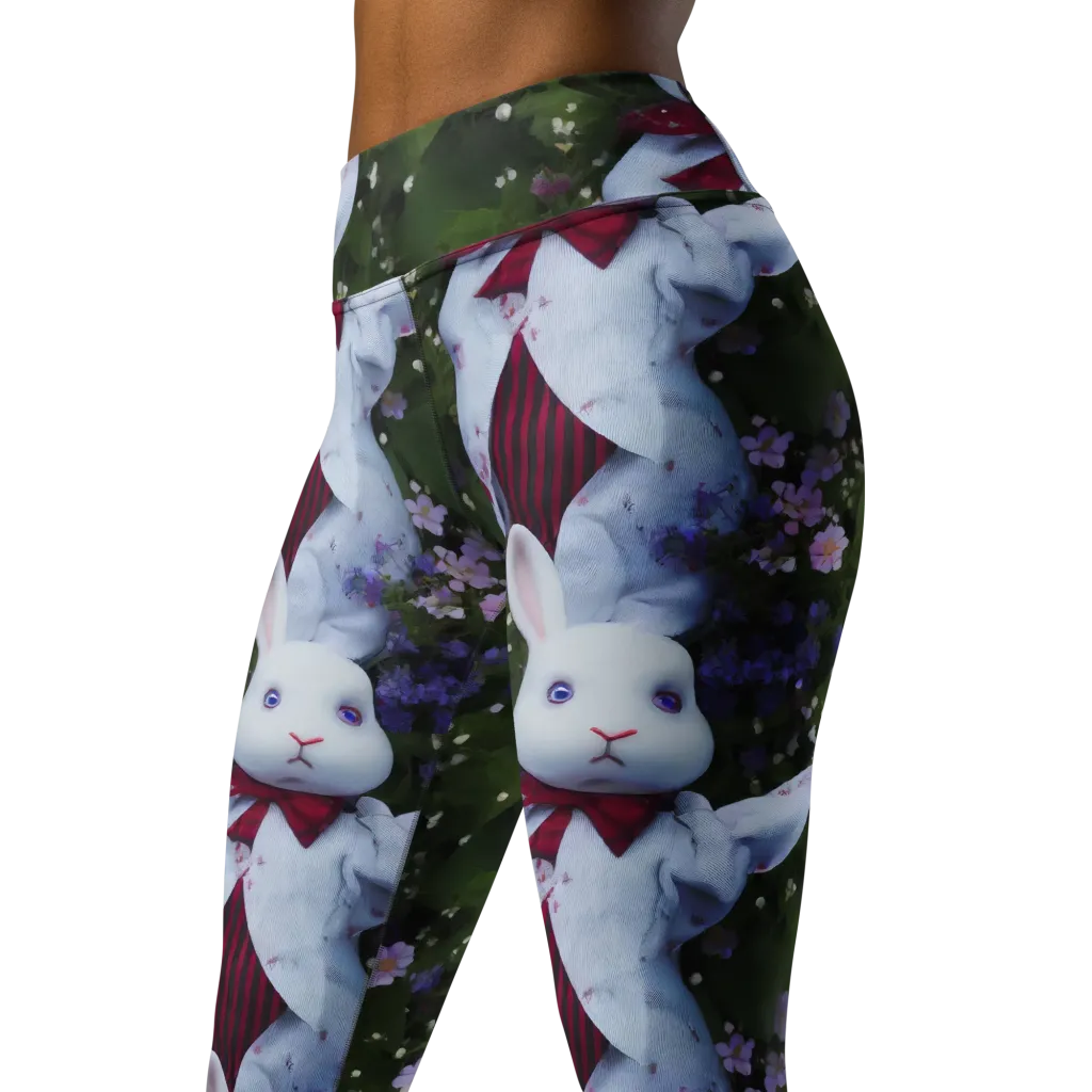 Hip, Sharp Focus, Beautiful on Yoga Leggings — Left Front