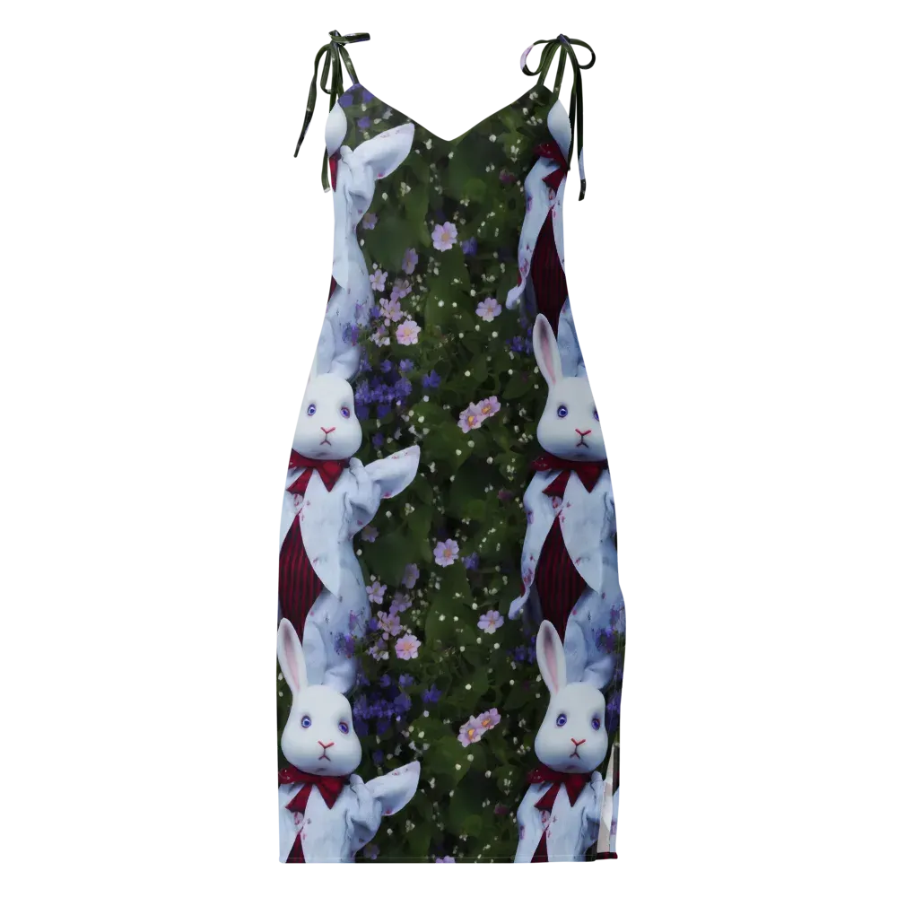 Hip, Sharp Focus, Beautiful on Slip Dress — Front