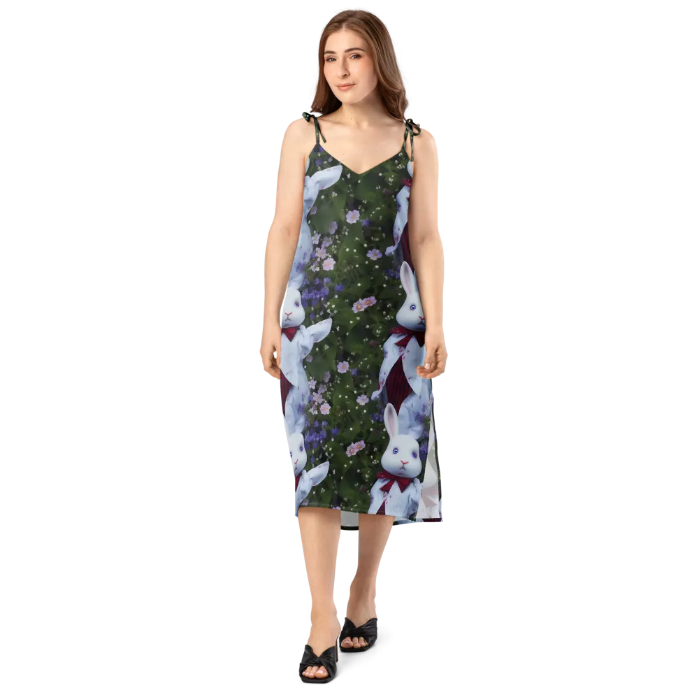 Hip, Sharp Focus, Beautiful on Slip Dress — Front
