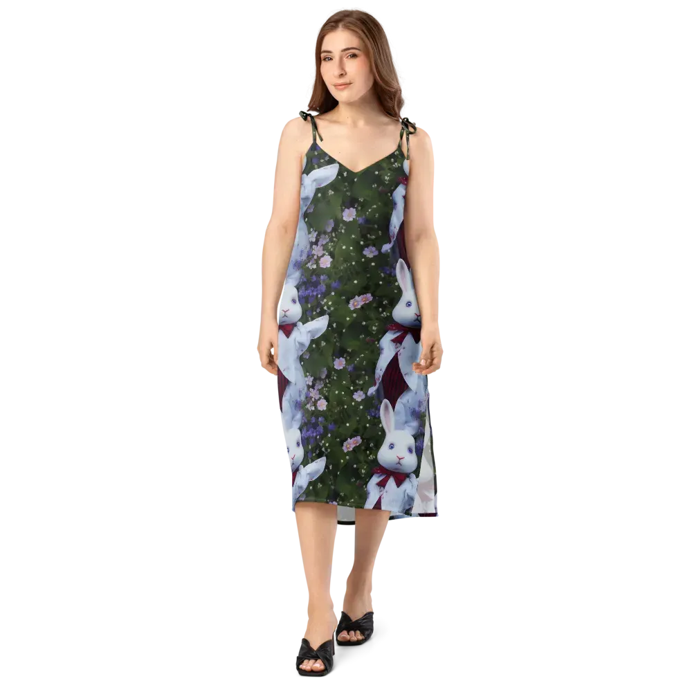 Hip, Sharp Focus, Beautiful on Slip Dress — Front