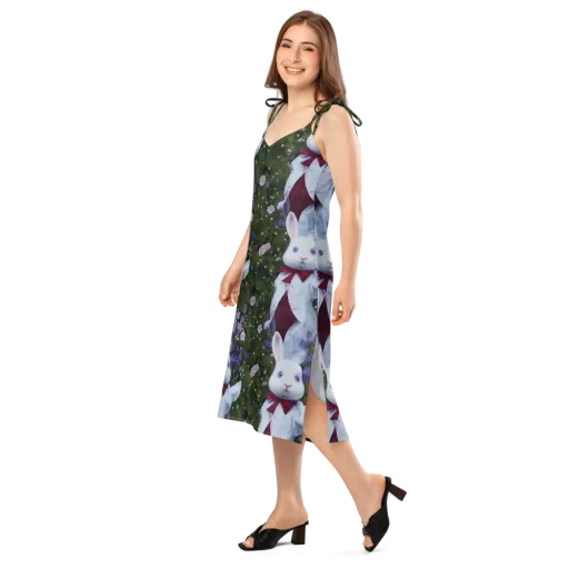 Hip, Sharp Focus, Beautiful on a Slip Dress