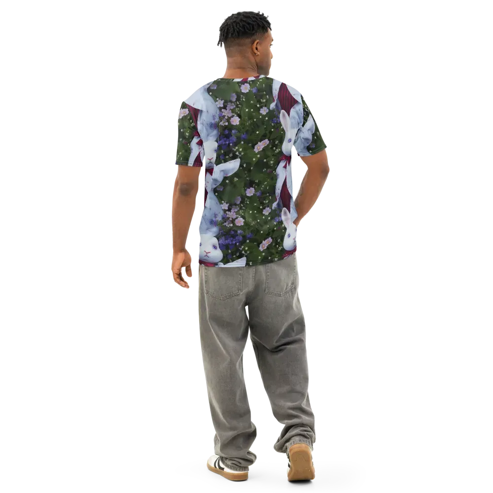 Hip, Sharp Focus, Beautiful on Men's Cotton Crew Neck T-Shirt — Back