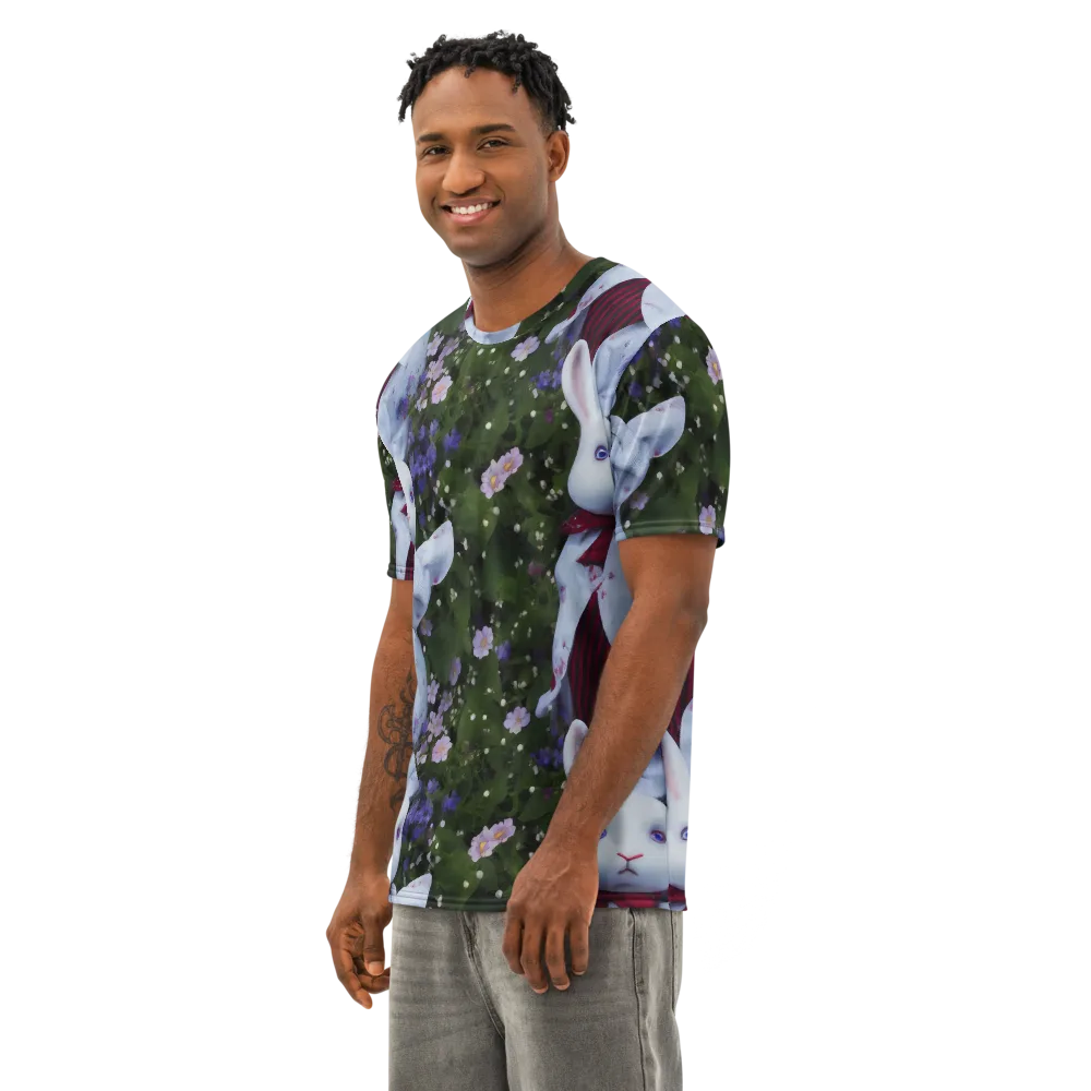 Hip, Sharp Focus, Beautiful on Men's Cotton Crew Neck T-Shirt — Left Front