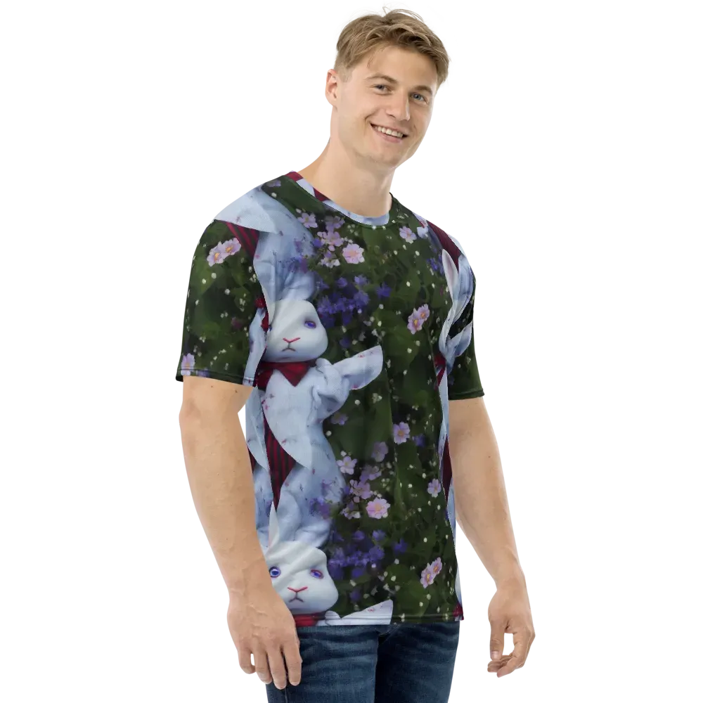 Hip, Sharp Focus, Beautiful on Men's Crew Neck T-Shirt — Right