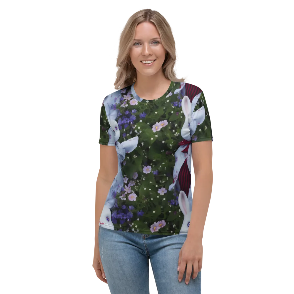 Hip, Sharp Focus, Beautiful on Women's Crew Neck T-Shirt — Front