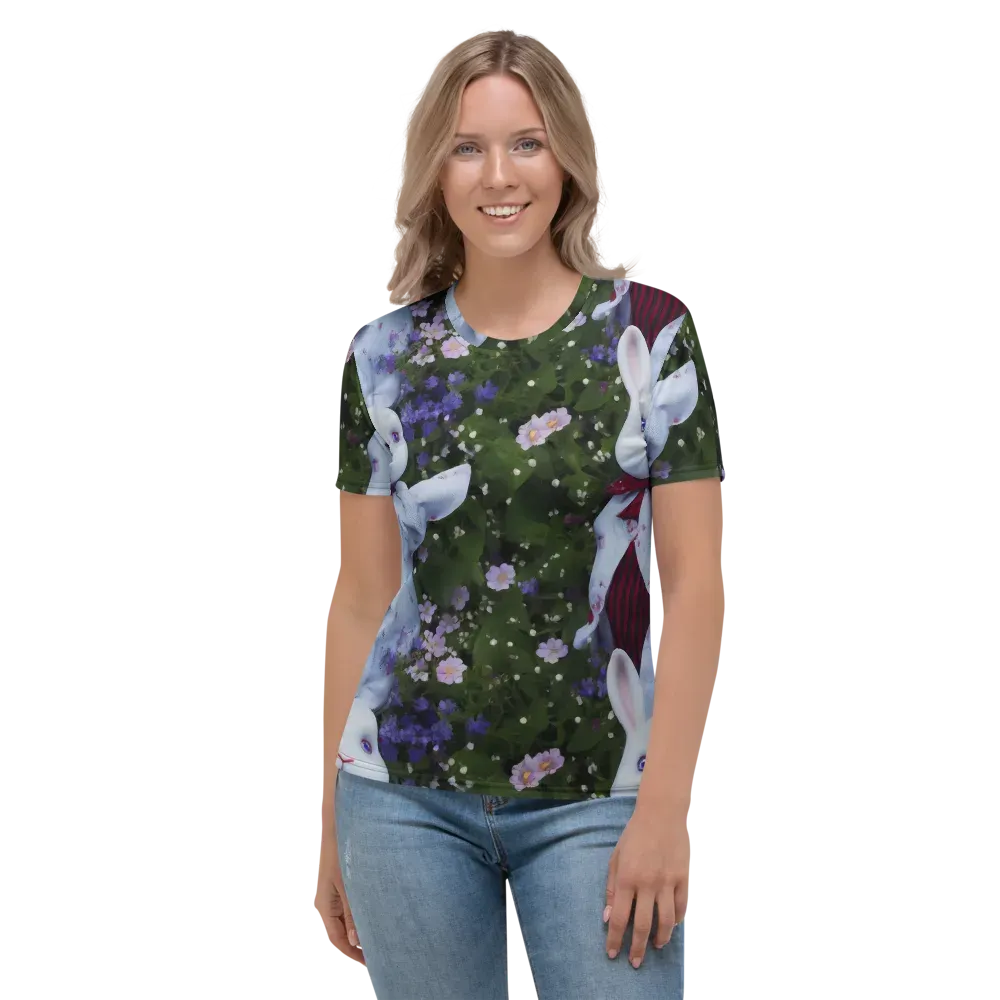 Hip, Sharp Focus, Beautiful on Women's Crew Neck T-Shirt — Front