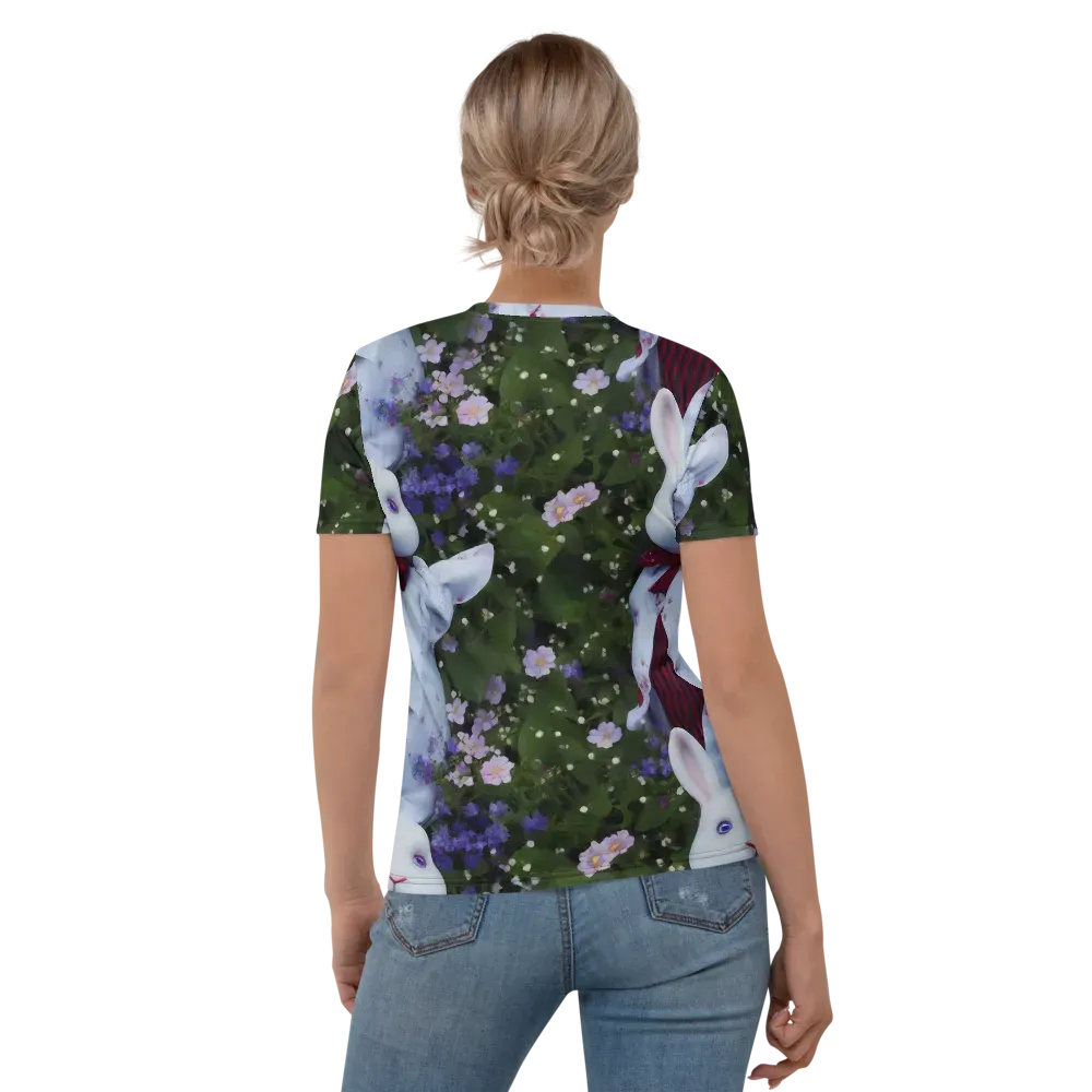 Hip, Sharp Focus, Beautiful on Women's Crew Neck T-Shirt — Back