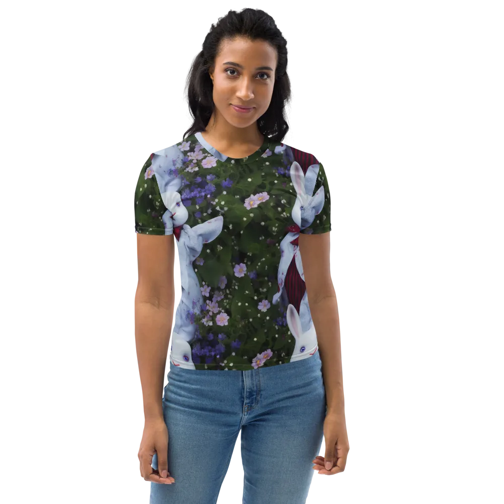 Hip, Sharp Focus, Beautiful on Women's Crew Neck T-Shirt — Front
