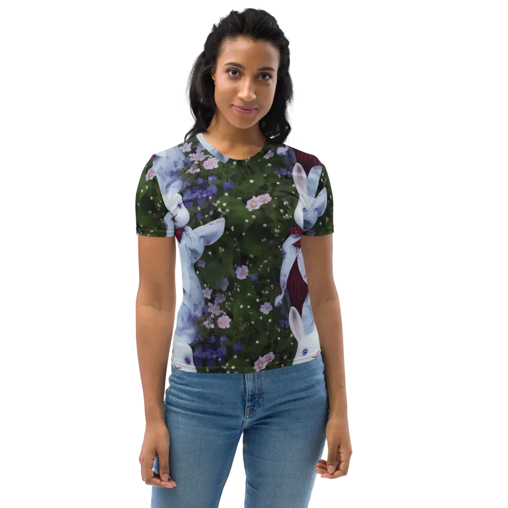 Hip, Sharp Focus, Beautiful on Women's Crew Neck T-Shirt — Front