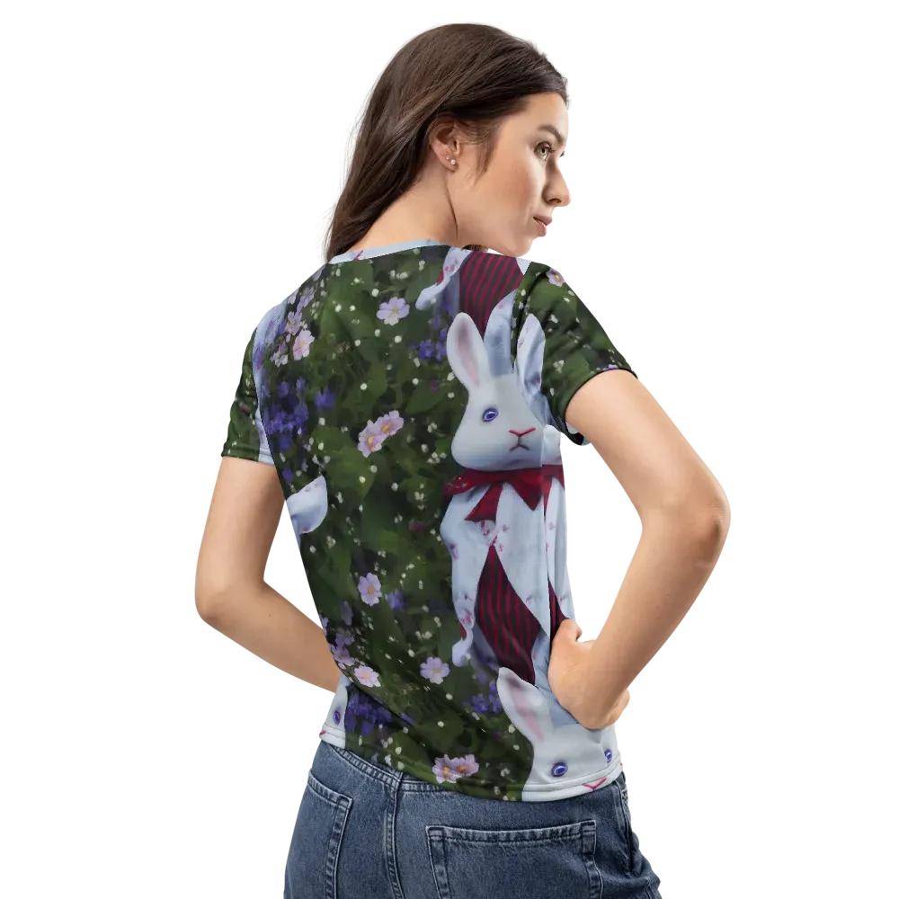 Hip, Sharp Focus, Beautiful on Women's Crew Neck T-Shirt — Back
