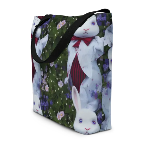 Hip, Sharp Focus, Beautiful on a Large Tote Bag W/ Pocket